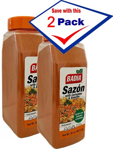 Badia Sazon with Coriander and Annato 32 oz Pack of 2